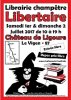 Affiche Librairie champêtre Libertaire Ligoure 2019